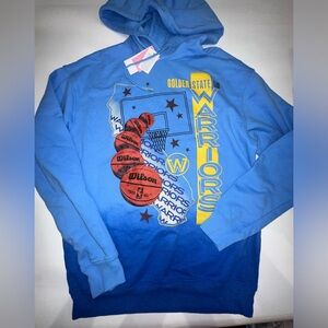 NBA Warriors Hooded Sweatshirt NWT